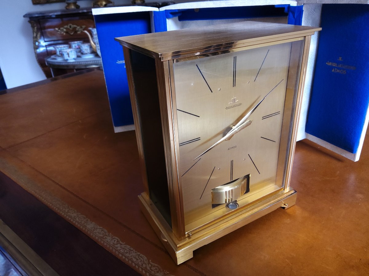 Pendule Atmos par Jaeger Lecoultre des années 70-photo-1